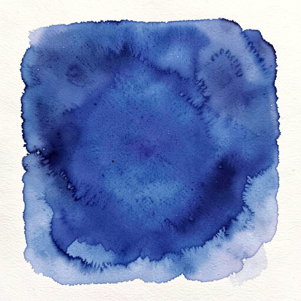Watercolour style illustration of a person seated in meditation pose on a mat, soft teal and cream background, calm atmosphere
